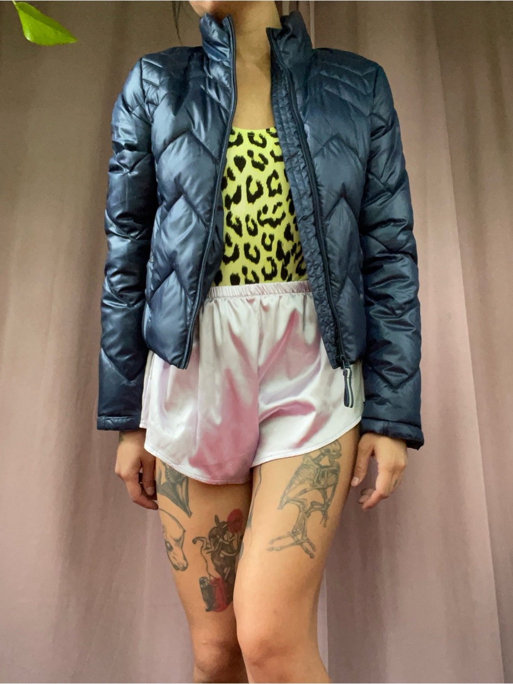 Vero Moda Dark Blue Short Puffer Jacket, Small